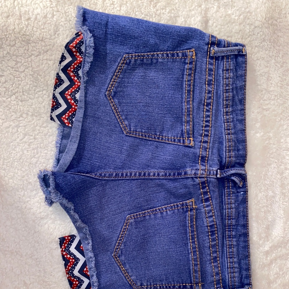 no boundaries juniors size 9 shorts 4th of July